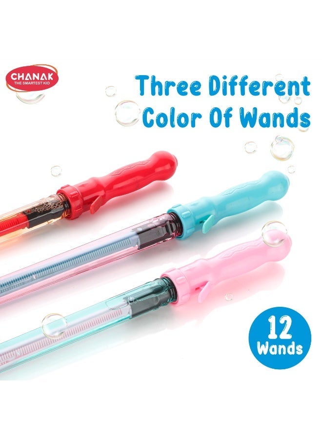 Chanak Giant Bubble Wands,Bubble Sticks for Kids Above 3 Years, Making Giant Bubbles Toy for Kids, Bubble Sticks for Endless Joy & Fun Bubble Solution, Each Wand 100ml Bubble Solution. - Image 3