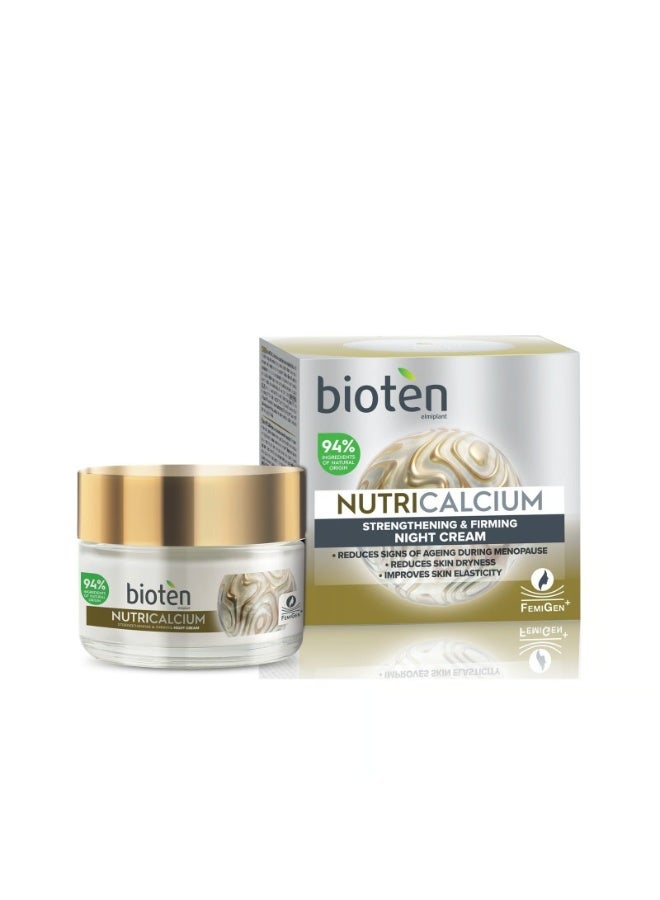 bioten Nutricalcium Strengthening & Firming Night Cream 50ml - Image 1
