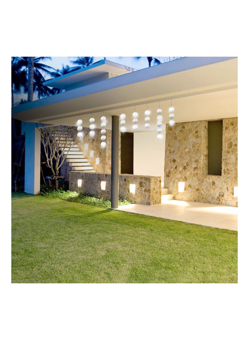 SYOSI 8PCS Reflective Bird Repellent Scare Discs, Large Bird Deterrent Control Device Bird Repellent  with Large Reflective Discs for Deterring Small Bird, Crows and Wood - Image 5