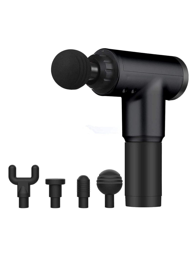 ELTRAZONE Massage Gun Professional Deep Tissue Massager for Muscle Tension Relief | Powerful Percussion Therapy Device with 4 Interchangeable Heads | Quiet Motor Design for Home, Gym, and Office Use | Portable and Rechargeable for On-the-Go Recovery - Image 1