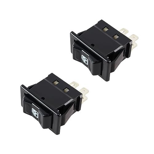 1409KMT Camaro Window Switch - Power Window Switch Compatible with 1982-1992 Camaro RS Z28 IROC-Z, 1982-1984 Pontiac Firebird 14066564 10098781 (Pair of Power Window Switch) - Image 3