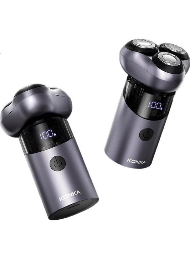 Konka Electric Shaver For Men, Razor, Three-Blade Head, Mini Shaver, Portable, Birthday And Holiday Gift For Boyfriend Or Husband - Image 2