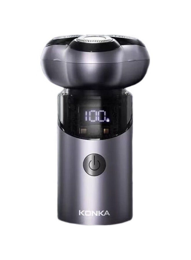 Konka Electric Shaver For Men, Razor, Three-Blade Head, Mini Shaver, Portable, Birthday And Holiday Gift For Boyfriend Or Husband - Image 1