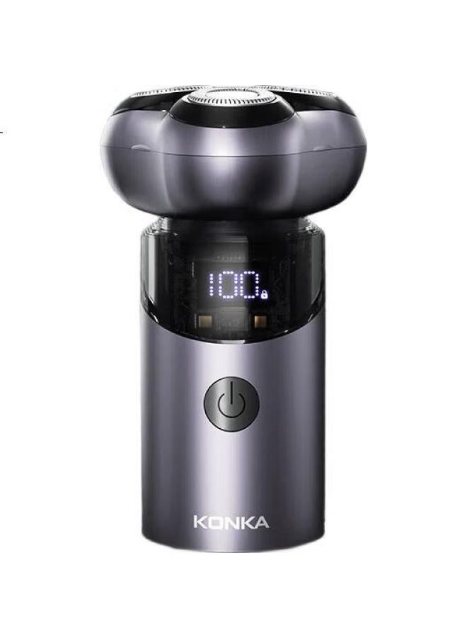 Konka Electric Shaver For Men, Razor, Three-Blade Head, Mini Shaver, Portable, Birthday And Holiday Gift For Boyfriend Or Husband - Image 3