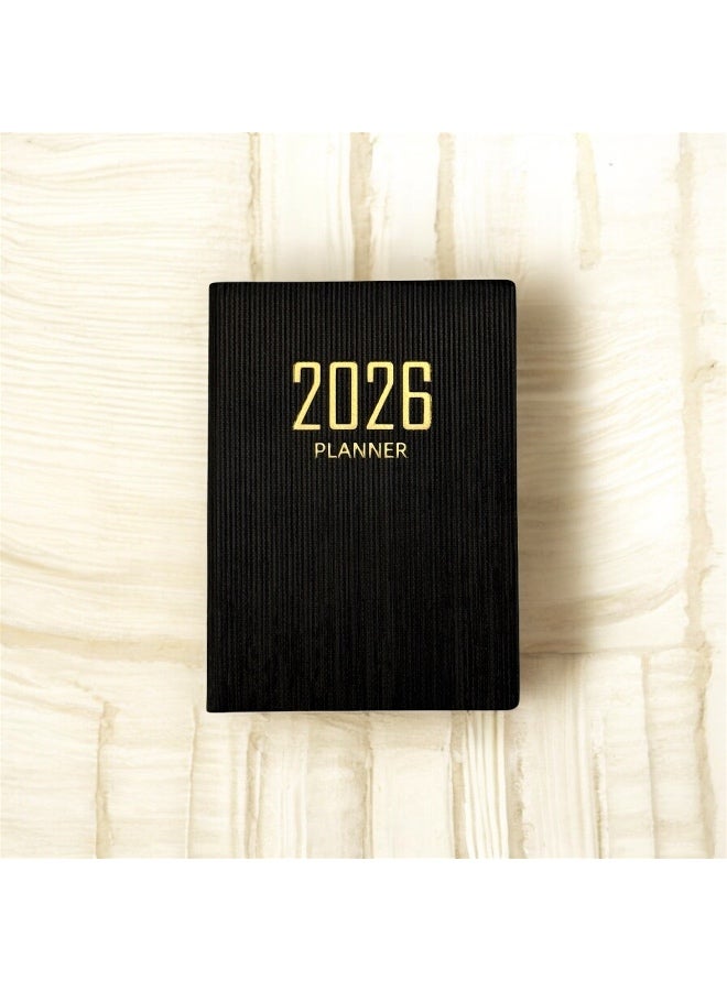 clooudiss 2026 Compact Pocket Planner – New Year Agenda with Daily & Monthly Planning - Image 1
