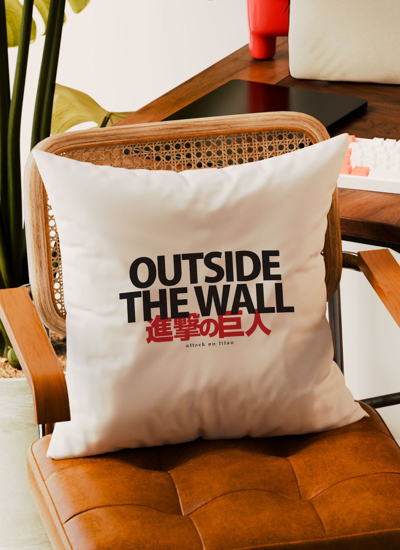 LOUD UNIVERSE Attack on Titan Jar Attack on Titan Couch Cushion Outside the wall Decorative Cushion Attack on Titan Logo Style Manga Comic Style-Anime Fan Gift - Image 3