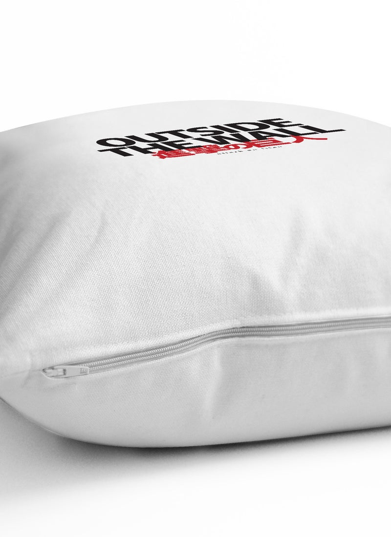 LOUD UNIVERSE Attack on Titan Jar Attack on Titan Couch Cushion Outside the wall Decorative Cushion Attack on Titan Logo Style Manga Comic Style-Anime Fan Gift - Image 2