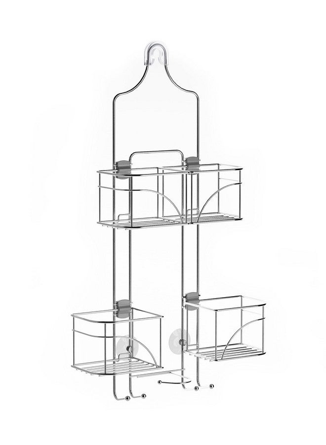Zenna Home Zenna Home 7446SS, Expandable Over-The-Showerhead Caddy, Chrome  - Image 1