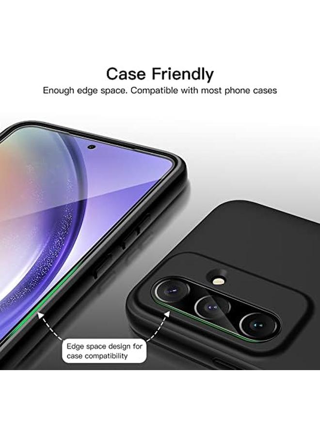 Jetech Screen Protector For Samsung Galaxy A54 5G 6.4 Inch With Camera Lens Protector, Tempered Glass Film, Hd Clear, 2 Pack Each - Image 5