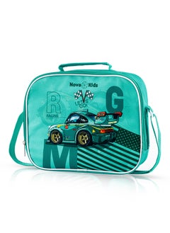 Nova kids Nova Kids Trolley School Bag Set Of 5 - 16 Inch - Car Racing - Green  - Image 5
