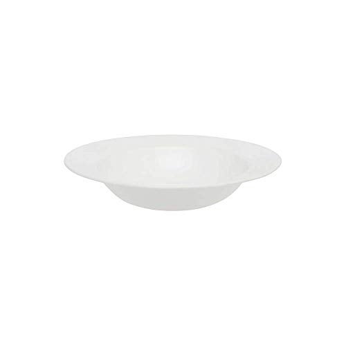 Corelle وعاء باستا من كوريلل بورسلين (1 لتر) | دائري | أبيض | متين وخفيف الوزن | مقاوم للكسر والتشقق | وعاء متعدد الاستخدامات للباستا، النودلز، وأكثر | مثالي للاستخدام اليومي - Image 1