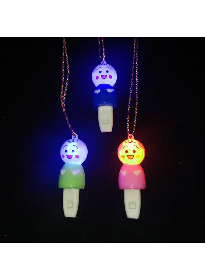 Factory Wholesale Push Activities Small Gifts Luminous Luminous Drainage Sweep Code Creative Cartoon Children's Small Toys