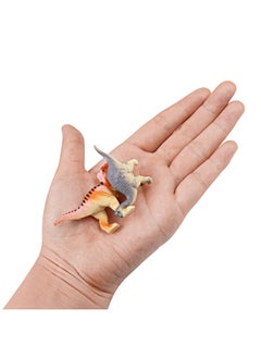 HAPTIME Plastic Assorted Mini Dinosaur Figures, Little Dinosaur Figurine, Small Dino Toy 1.5 Inch, Great For Dino Cake Topper, Easter Eggs Filler, Pack Of 12  - Image 2