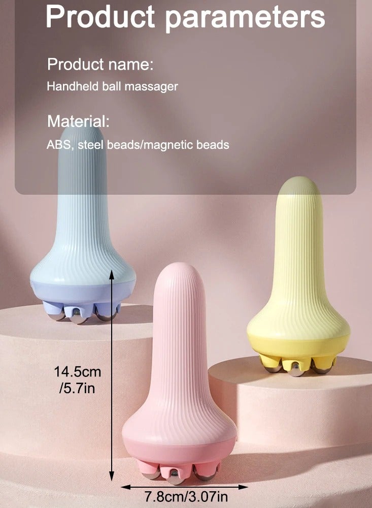 Loquat Roller Massager For Inner Movement Of Large And Small Legs Muscle Relaxation Abdominal Shapin Rolling Ball Rubbing Belly - Image 5