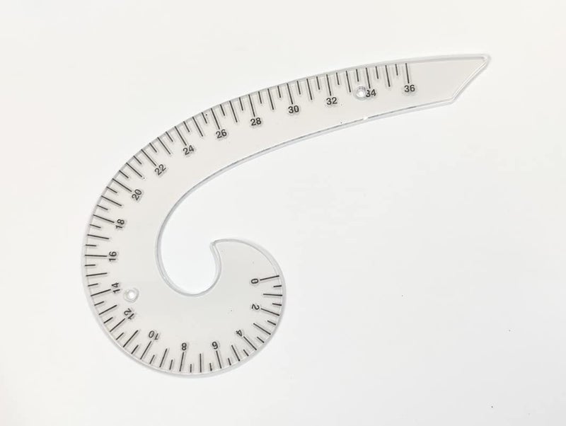 DIYtronics DIYtroncs 1 Pc French Curve Scale for Tailoring Blouse Armhole Drawing Tailoring Set Sewing kit - Image 3