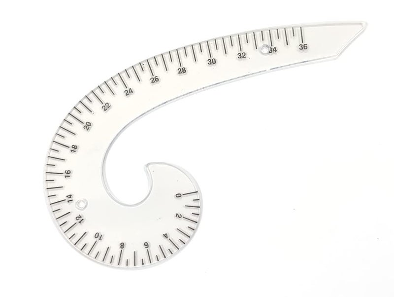 DIYtronics DIYtroncs 1 Pc French Curve Scale for Tailoring Blouse Armhole Drawing Tailoring Set Sewing kit - Image 1