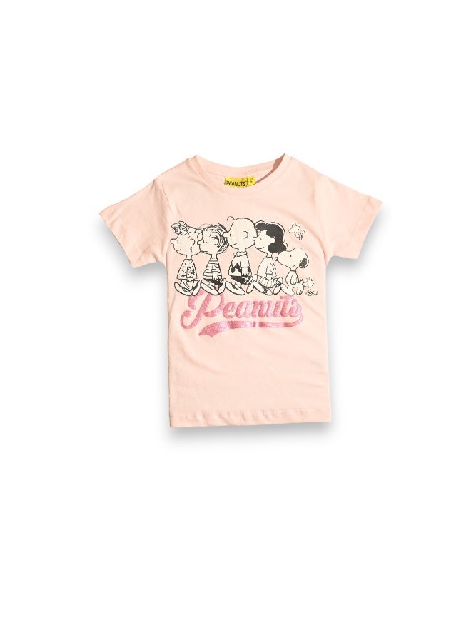PEANUTS GIRLS T-SHIRT & SHORT SET‬ - Image 2
