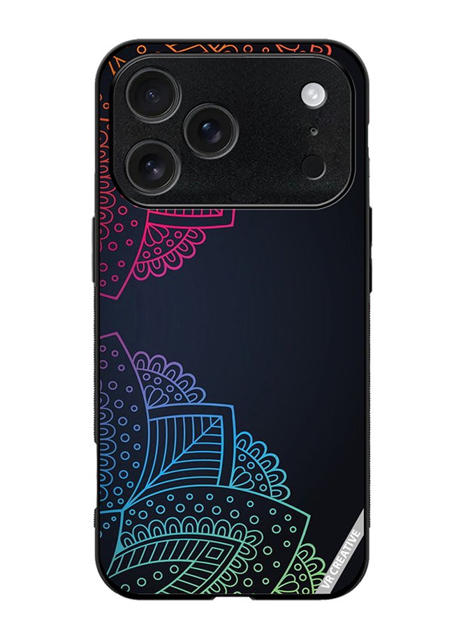 VR CREATIVE Protective Case Cover For Apple iPhone 17 Pro Max Mandala Design Multicolour