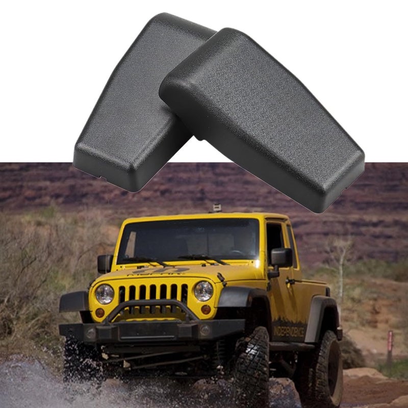 Gztoyu Rear Door Window Liftgate Hinge Cover for 20072018 Jeep Wrangler JK JKU Replace 68140033AA 2pcs Left and Right - Image 3