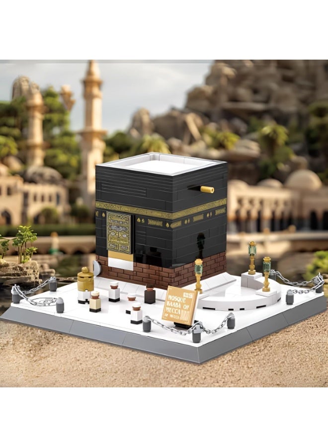 wange Holy Kaaba Mecca Block Set – 446 Pieces Islamic Architecture Toy | Educational & Decorative Gift for Adults and Kids (6+) - Image 2