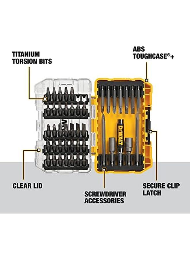DEWALT Screwdriver Bit Set With Tough Case 45 Piece Dw2166 - Image 3