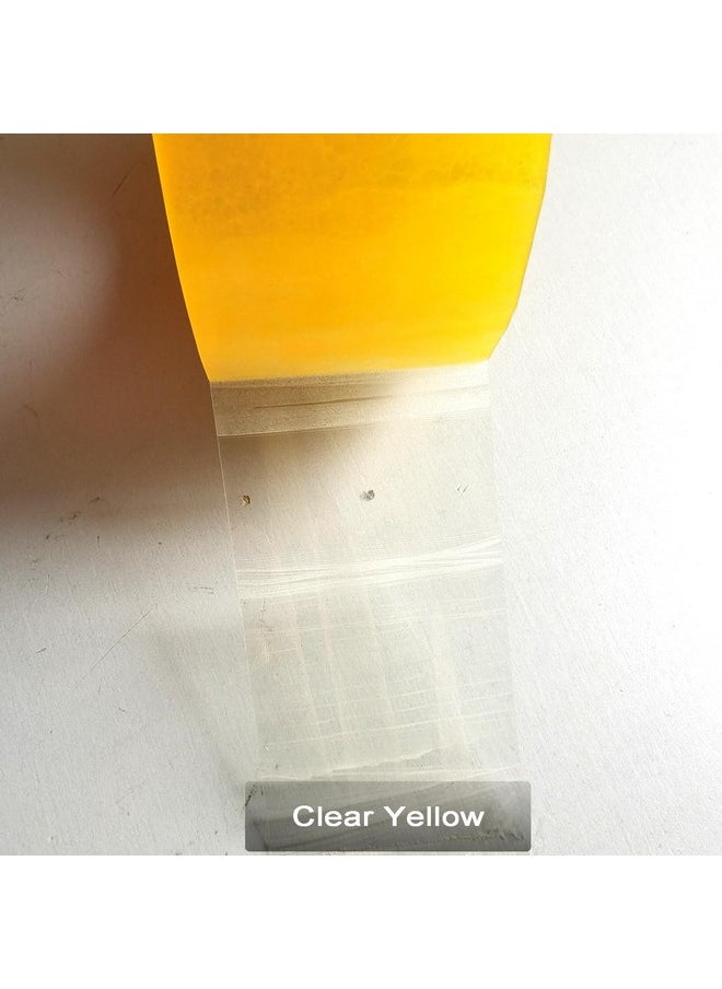 HinchJone - Heavy Duty Packaging Tape 2.36” X 328 Yards Clear Packaging Tape For Shipping Packaging Moving Sealingstrong Seal On Box Types Clear Yellow1 Roll - Image 1