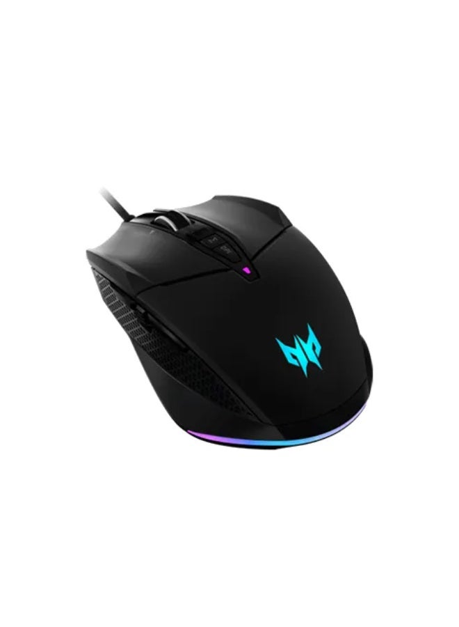 Acer Predator Cestus 335 Gaming Mouse, PixArt 3370 Sensor up to 19,000 DPI, 10 Programmable Buttons, 2000Hz Polling Rate, Hyper-Fast Infinite Scroll, RGB Lighting, Wired USB, Black - Image 2