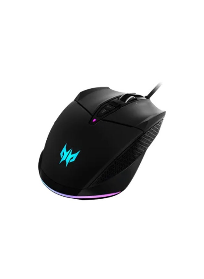 Acer Predator Cestus 335 Gaming Mouse, PixArt 3370 Sensor up to 19,000 DPI, 10 Programmable Buttons, 2000Hz Polling Rate, Hyper-Fast Infinite Scroll, RGB Lighting, Wired USB, Black - Image 3