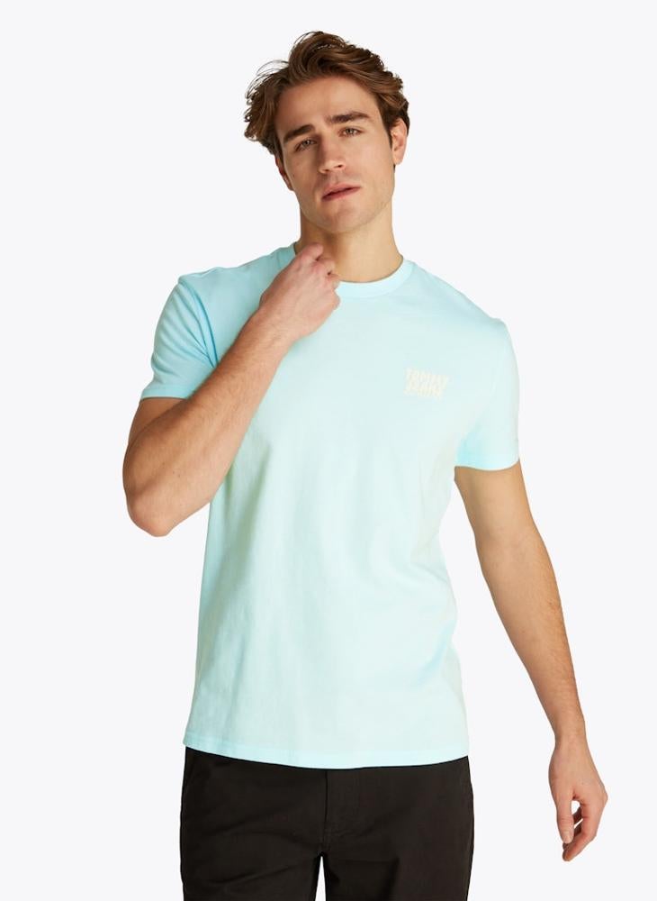 TOMMY JEANS Regular Fit Bubble Back Short Sleeve T-Shirt  - Image 1