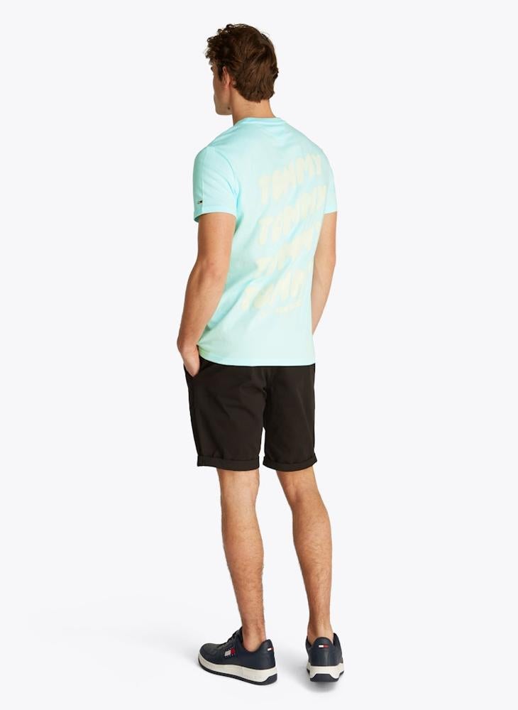 TOMMY JEANS Regular Fit Bubble Back Short Sleeve T-Shirt  - Image 2