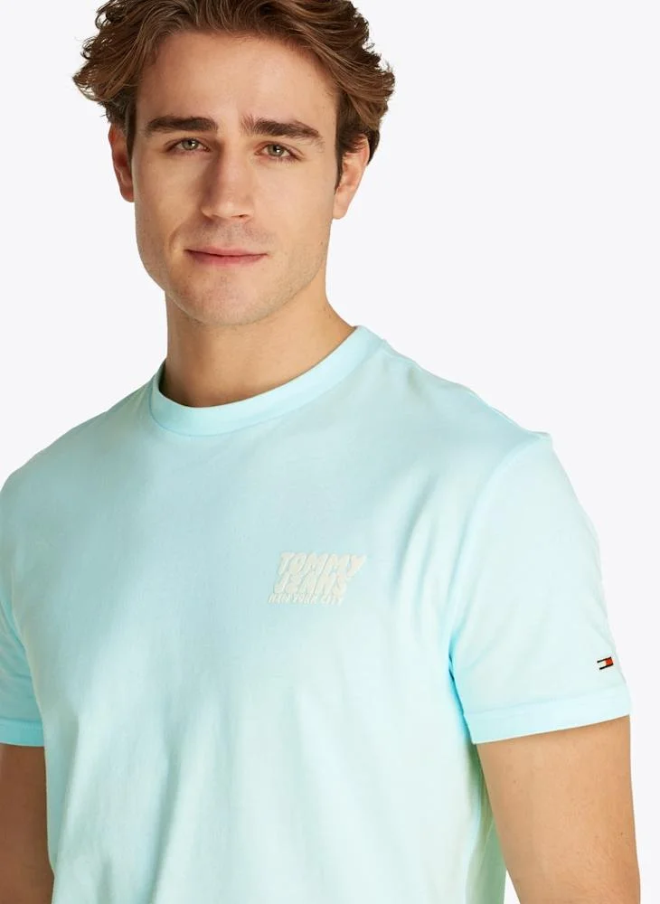 TOMMY JEANS Regular Fit Bubble Back Short Sleeve T-Shirt