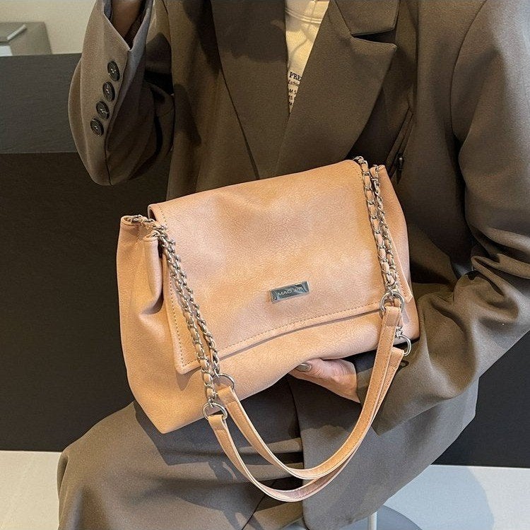 Large Capacity Bag For Women Niche Design Fashionable All-Match Tote Bag High-Grade Texture Shoulder Messenger Bag - Image 3