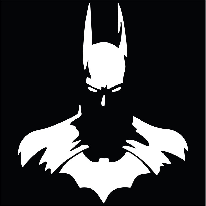 MAZ DISTRIBUTIONS Batman Sticker Vinyl Dark Knight Decal for Laptop Removable Waterproof Sticker for Waterbottle Useable Indoor and Outdoor Easy Use for Car Van Trucks and Bag MAZ 440