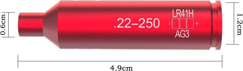 TPO .223/.308/30-30/30-06/.350 ليدجند/300BLK/6.5 كريد مور/450 بوش ماستر/338/كروس بو/ .300 وين/7.62X54R/6.5 غريندل/5.7x28/.458 سوكوم ليزر أحمر لرؤية الفوهة مع 6 بطاريات - Image 3