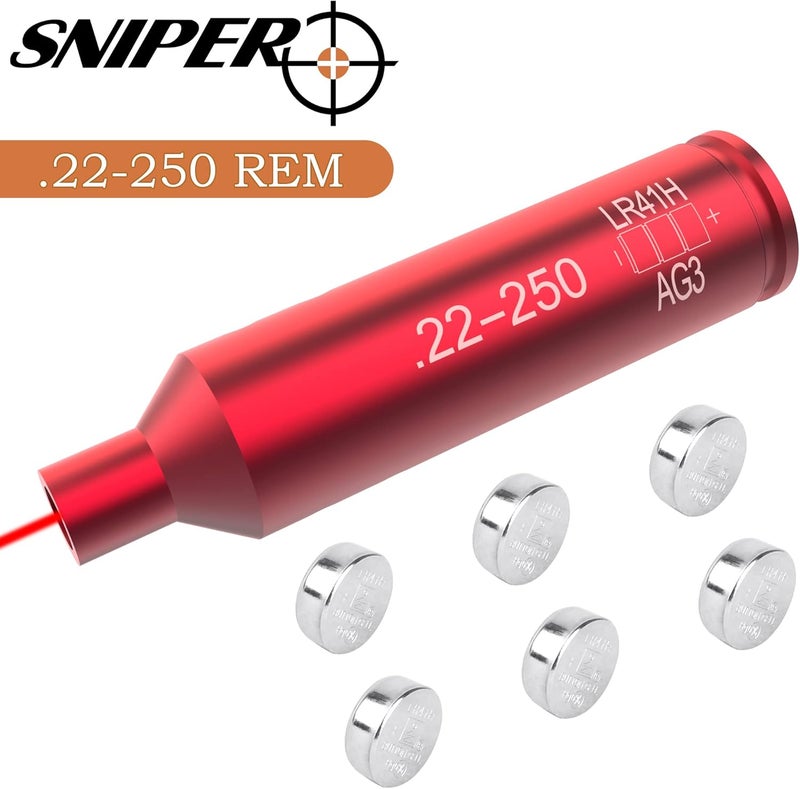 TPO .223/.308/30-30/30-06/.350 ليدجند/300BLK/6.5 كريد مور/450 بوش ماستر/338/كروس بو/ .300 وين/7.62X54R/6.5 غريندل/5.7x28/.458 سوكوم ليزر أحمر لرؤية الفوهة مع 6 بطاريات - Image 4