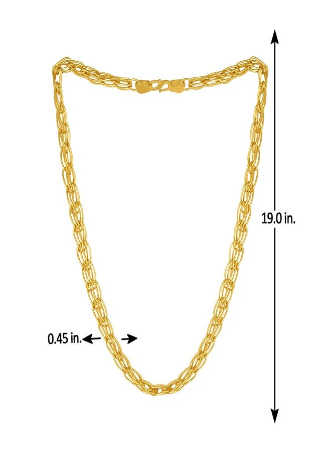 Voylla Chain for Men (Golden) (8907617762258) - Image 3