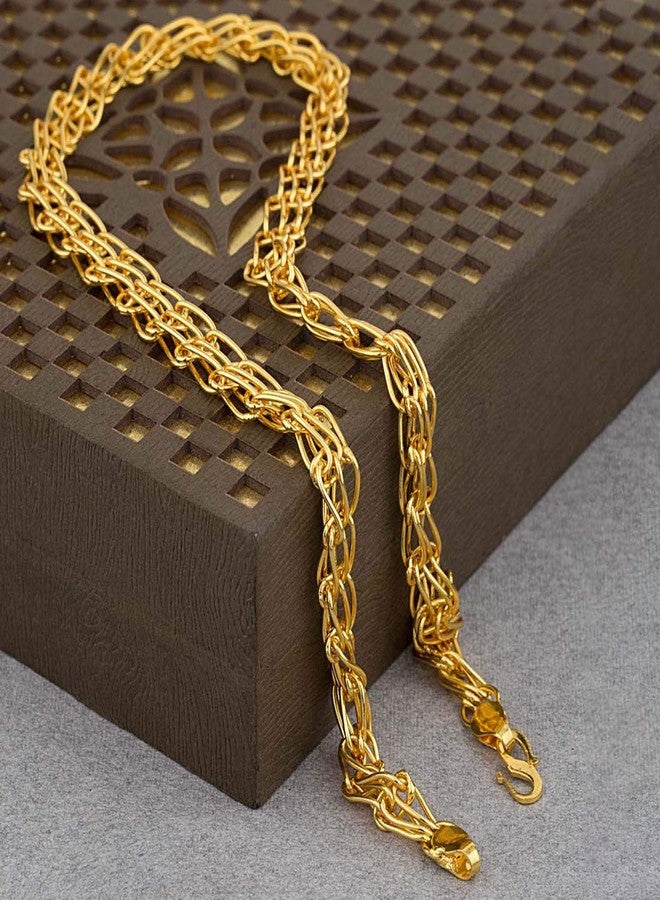 Voylla Chain for Men (Golden) (8907617762258) - Image 5