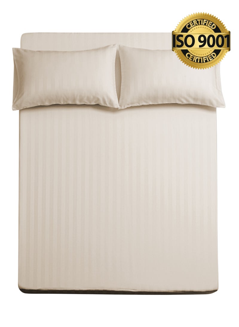 King Microfiber Sheet Set, King Size 3 Pieces, Hotel Stripes design - pzsku/Z37EE519D4C0AEB339A21Z/45/_/1739811747/4e70c898-0b19-4ce9-be4e-262ed758d7e4