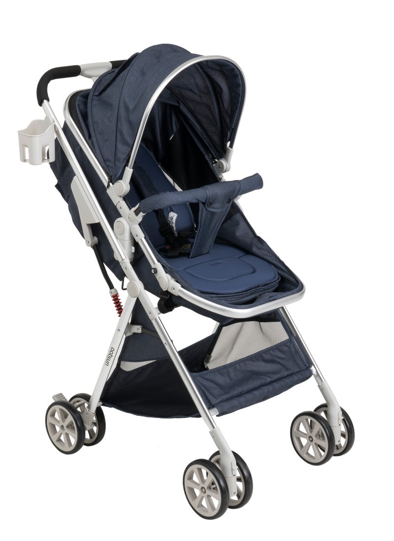 Uniqoo 6 Blue - Premium Portable Pram - pzsku/Z37EE66F275858248D749Z/45/_/1695035964/75d4e1fe-2bca-41e1-a8c1-943b3302e243