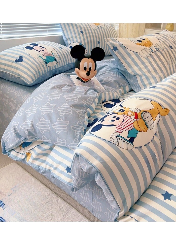 Disney Bed Sheet Style — French High-End  Pure Cotton  Bedding Four Piece Set - Image 4