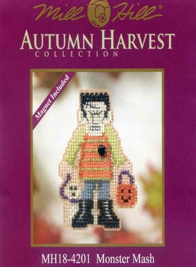 Mill Hill Monster Mash Beaded Counted Cross Stitch Ornament Kit MH184201 Mill Hill 2014 Autumn Harvest - Image 2