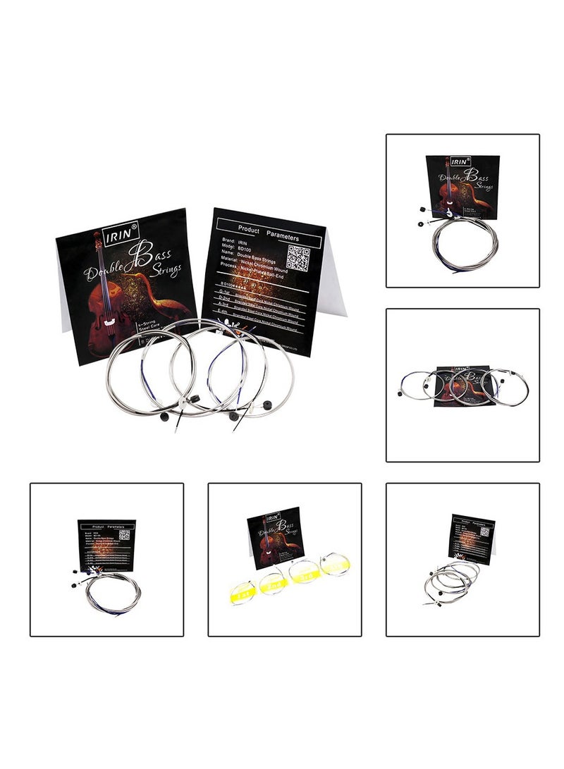 IRIN BD100 Bass Bass String Silver Plated Alloy Bass String 4 Strings - Image 3