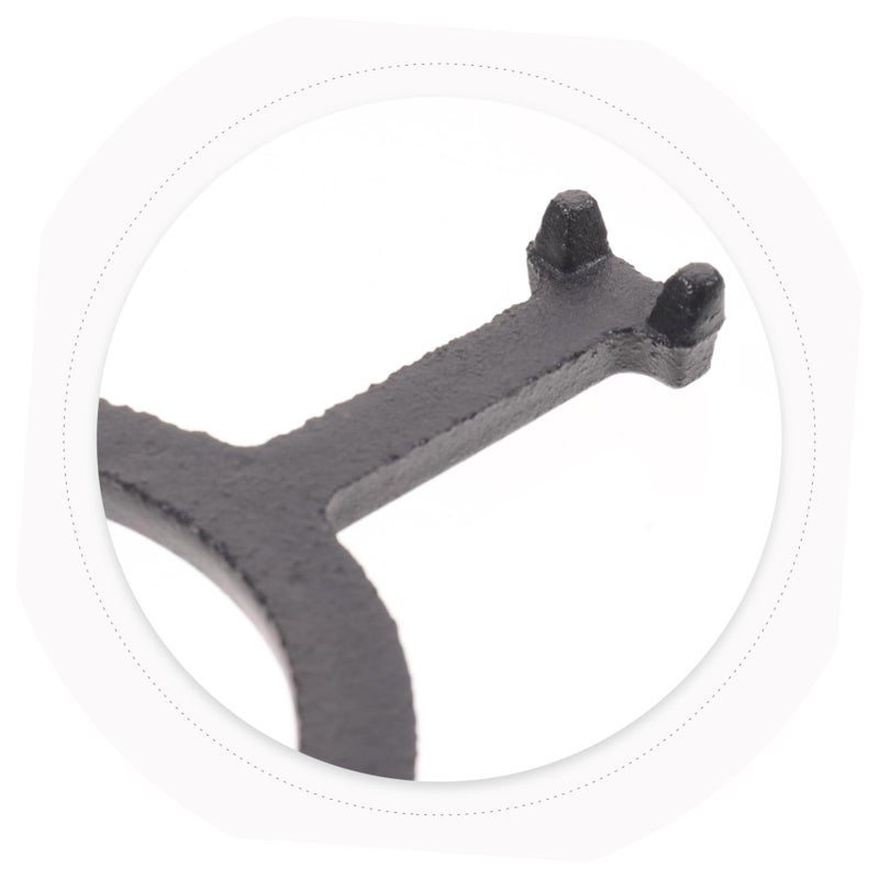 Iron Gas Stove Cooktop Grate Cover Bracket Slip Wok Rack Sturdy Compact - Image 5