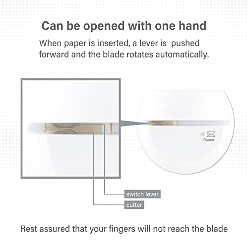 Asmix Electric Letter Opener,LO85W White Letter openers Envelope, Envelope Opener, Asmix (Japan Import) - Image 3