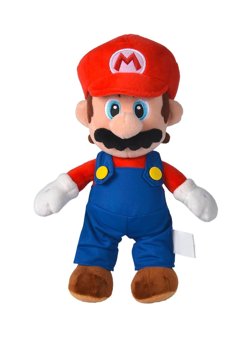 BEYTOR Super Mario Soft Character Plush Toy 30cm | Cute Game-Inspired Doll Pillow for Kids | Washable, Huggable Stuffed Toy for Bed, Travel & Playtime - Image 1