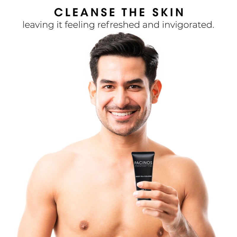 Pacinos Green Tea Cleanser - Gentle Facial Cleanser - Nourishing Antioxidant Face Wash for Balanced Skin - Image 2