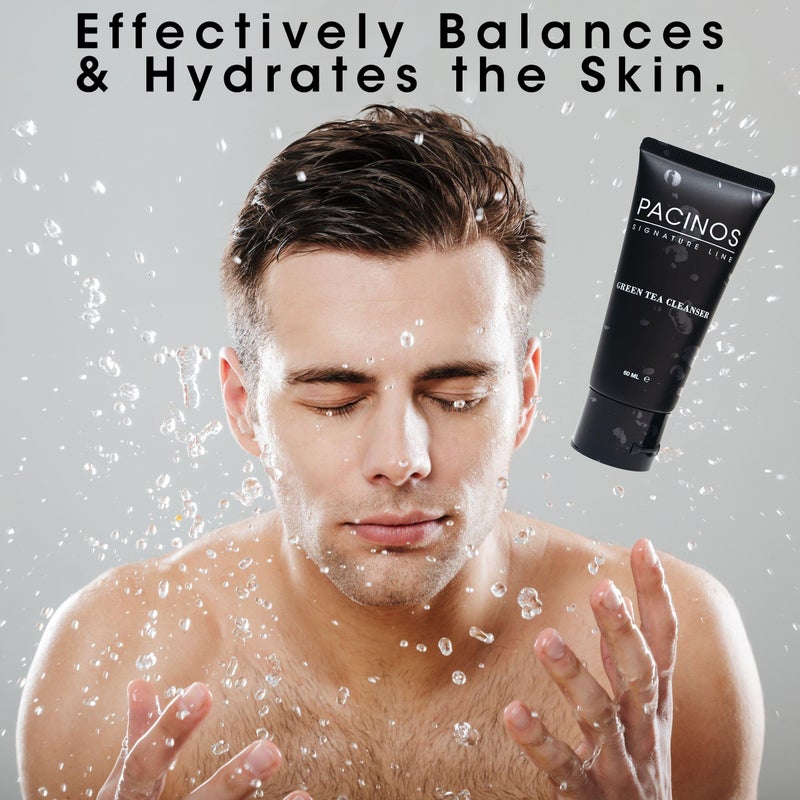 Pacinos Green Tea Cleanser - Gentle Facial Cleanser - Nourishing Antioxidant Face Wash for Balanced Skin - Image 5