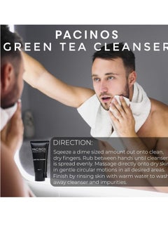 Pacinos Green Tea Cleanser - Gentle Facial Cleanser - Nourishing Antioxidant Face Wash for Balanced Skin - pzsku/Z37EEE10E5A0CC8C5F219Z/45/_/1740570262/d478f14c-dc38-4ca3-b041-40577083d798