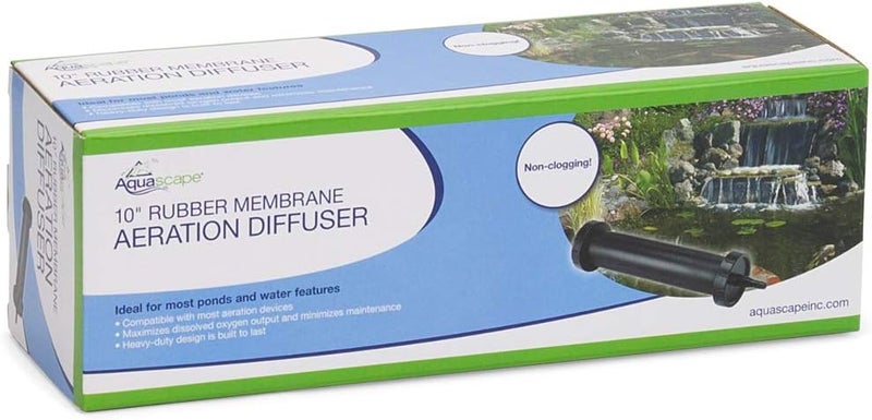 Aquascape Pond Aerator Diffuser SelfCleaning EPDM Rubber Membrane 10inch Black  61010 - Image 2
