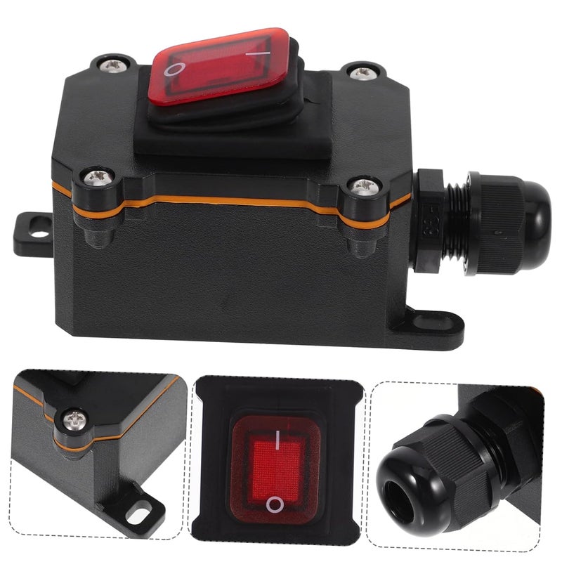 ABOOFAN Waterproof Switch Wire Toggle Electrical Outlet 2 Position Inline Cord - Image 4
